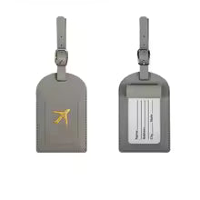 Étiquette Bagage Cuir