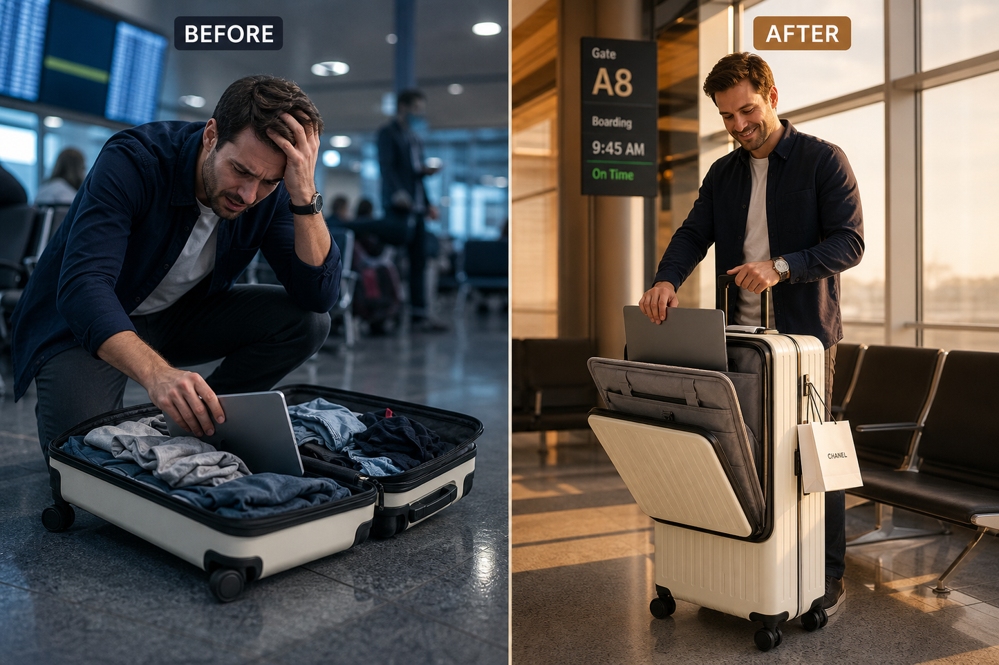 Valise Trolley Frontale