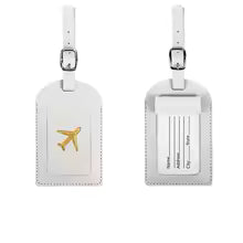 Étiquette Bagage Cuir