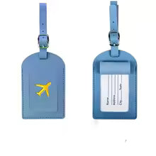 Étiquette Bagage Cuir