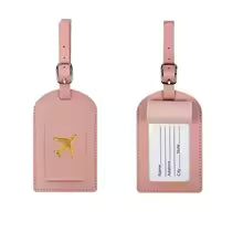 Étiquette Bagage Cuir