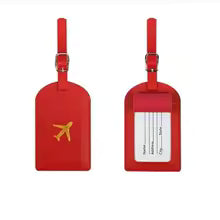 Étiquette Bagage Cuir